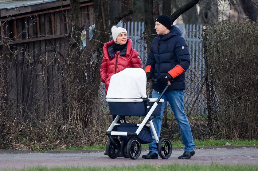 Katarzyna Zielińska z wózkiem