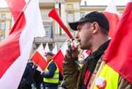 Protest rolników w Warszawie