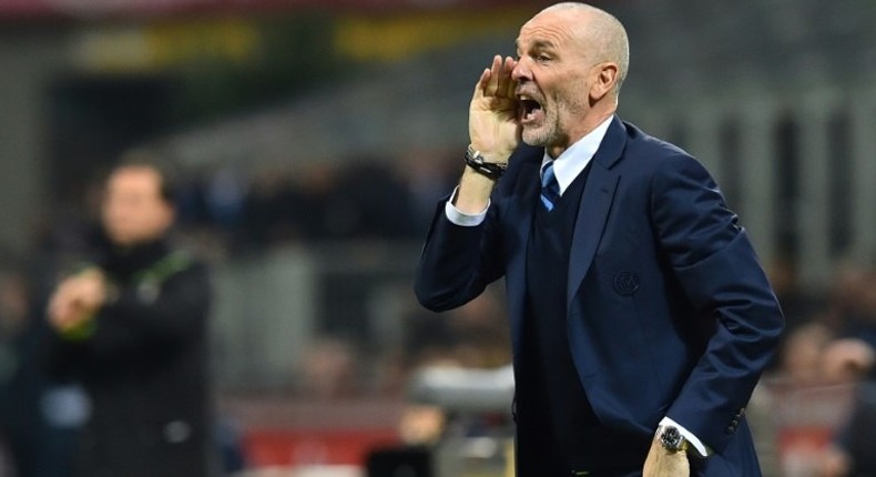 Inter Milan coach Stefano Pioli