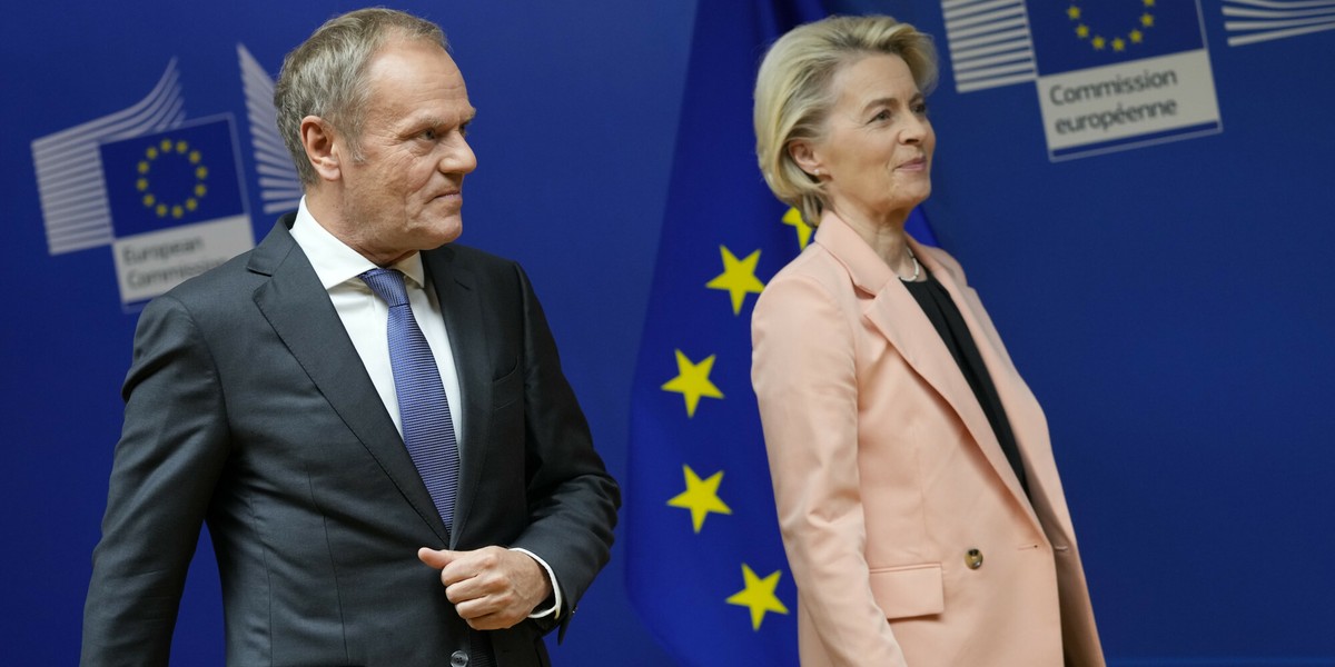 Donald Tusk ma w piątek spotkać się z Ursulą von der Leyen.