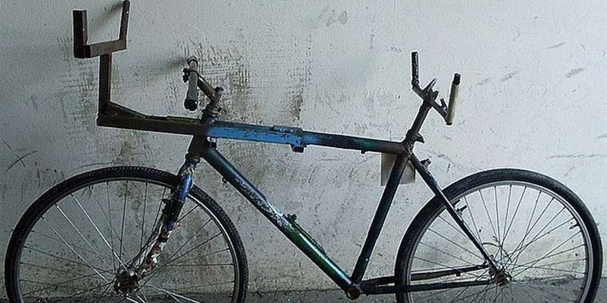 Niewiarygodne! Oto rower do kradzieży drewna!