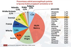 Kto najczęściej ubiega się u nas o azyl? Oto podstawowe dane dla Polski i UE [GRAFIKI]