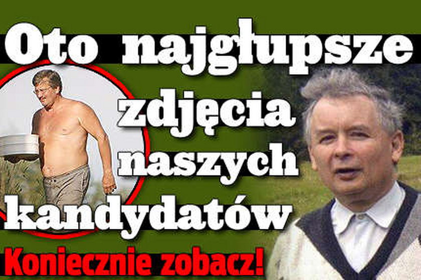 Oto najgłupsze zdjęcia kandydatów! ZOBACZ