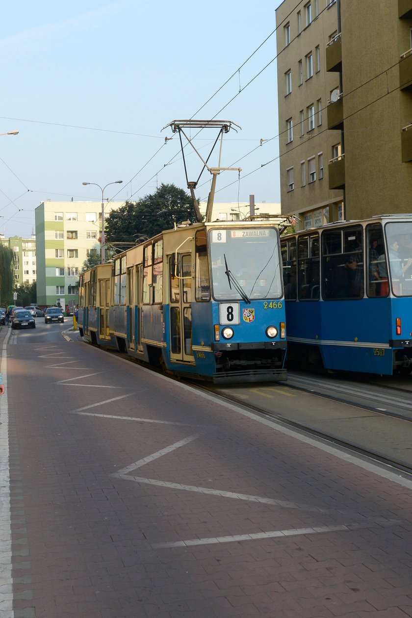 Tramwaj linii 8 wrocławskiego MPK