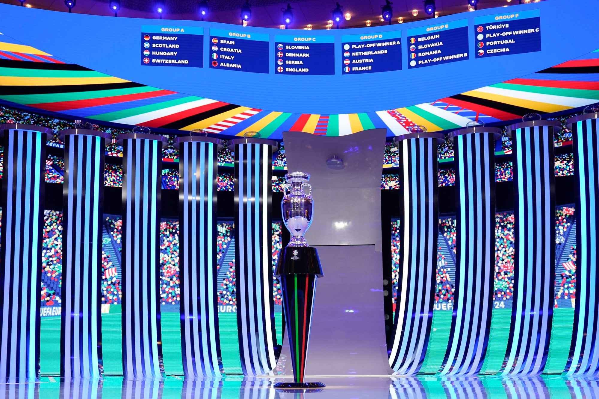 Žreb EURO 2024 v Hamburgu.