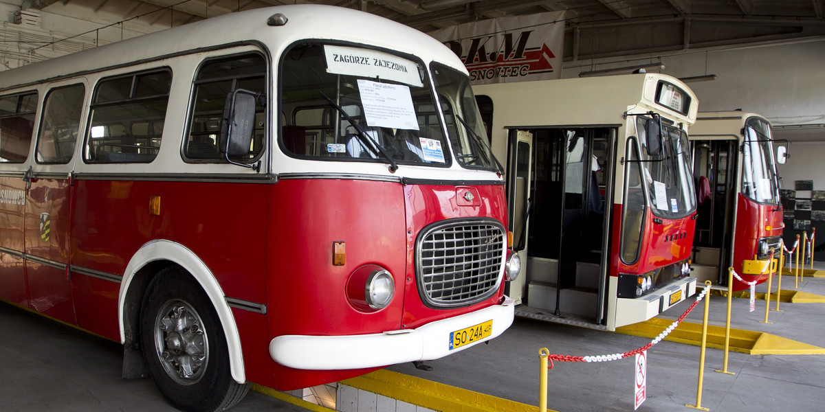 Muzeum starych autobusów w Będzinie
