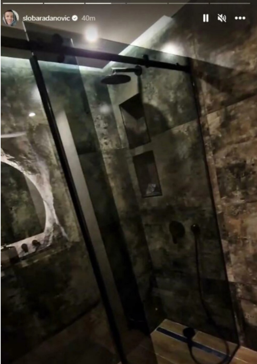 Mermerno kupatilo u kući Slobe Radanovića