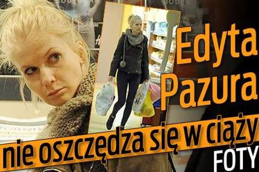 Edyta Pazura nie oszczędza się w ciąży