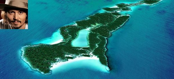 Znane nazwiska i ich prywatne wyspy, Johny Depp – Little Halls Pond Cay