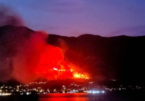 Požar u Baošićima