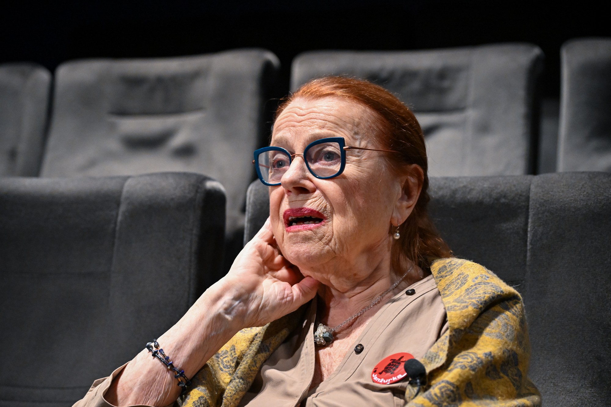 Česká herečka Iva Janžurová.