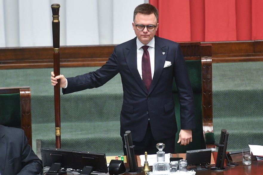 Marszałek Sejmu Szymon Hołownia