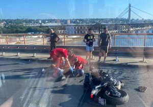 Oboren motociklista na Gazeli