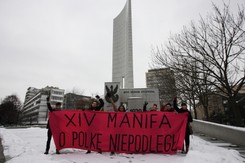 Manifa w Warszawie. Przepychanki i ostre słowa. ZDJĘCIA