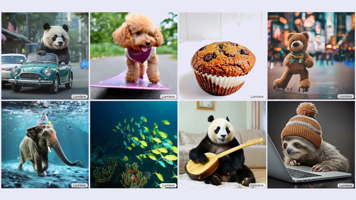 Autóvezető panda, laptopozó lajhár: állati cuki jeleneteket kelt életre a Google új AI-generátora