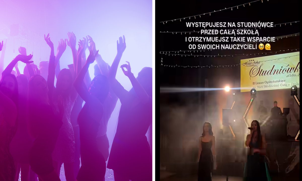 Fenomenalny występ uczennic na studniówce w Opolu. "Mają takie piękne głosy"