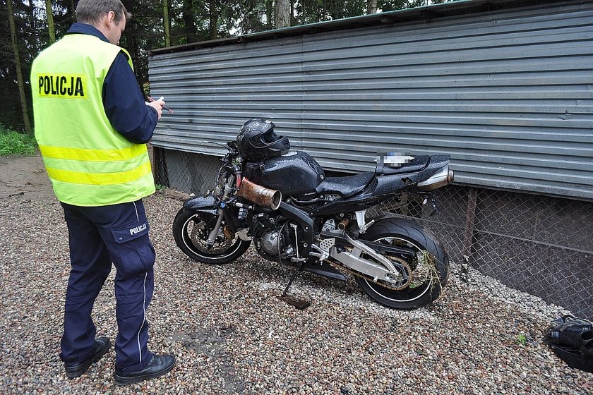 Śmiertelny wypadek niepełnosprawnego motocyklisty