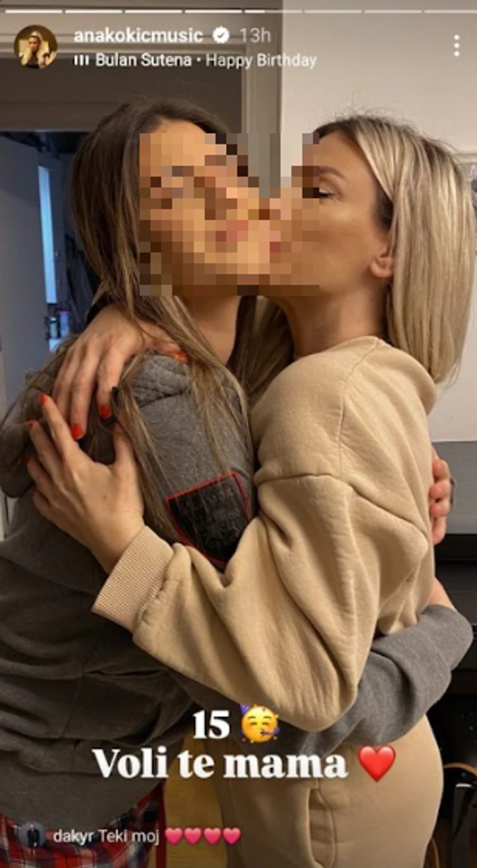 Ana Kokić sa ćerkom