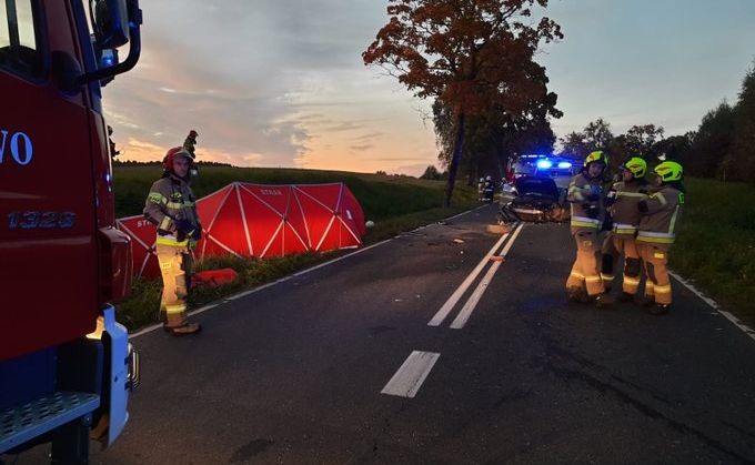 Wypadek pod Olsztynem