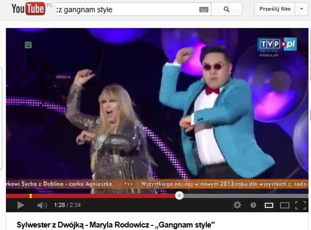Maryla Rodowicz tańcząca "Gangnam Style" podbija Internet
