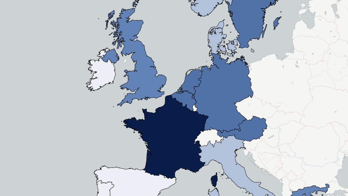 europa mapa muzułmanie