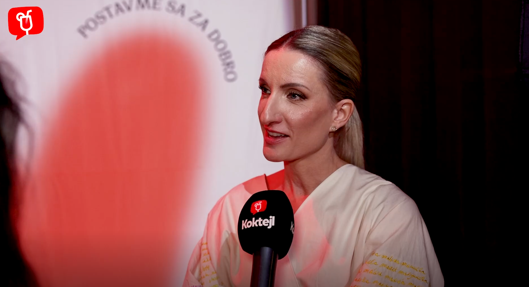 Moderátorka Adela Vinczeová.