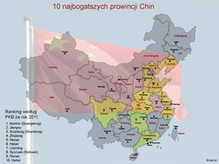 10 najbogatszych prowincji Chin (ZDJĘCIA)