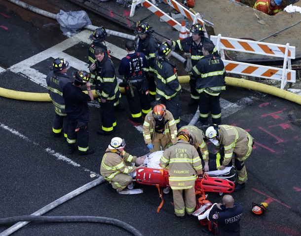 USA NEW YORK BUILDING EXPLOSION