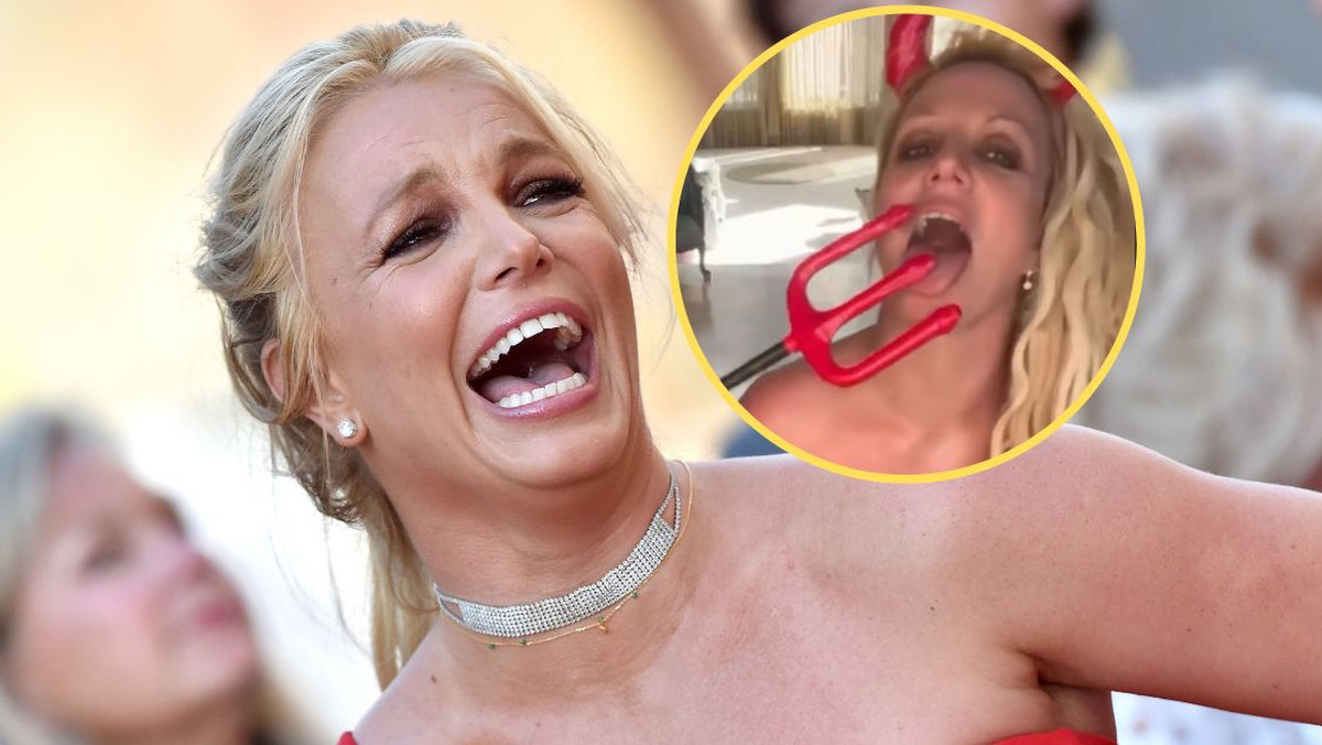 Britney Spears niczym diablica w dzikim tańcu. "Walentynki z klasą"