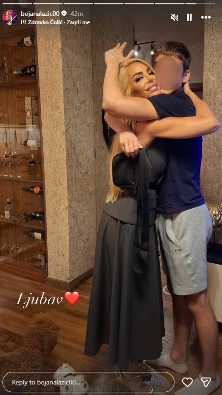 Bojana Lazić sa sinom