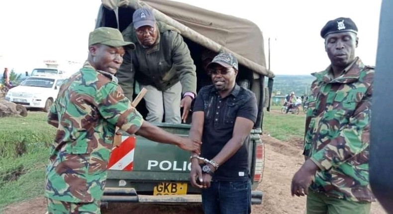 Emurua Dikirr MP Johana Ng'eno during a past arrest