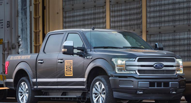 Ford electric F-150 prototype