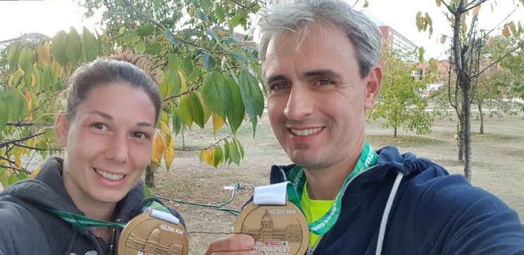 Bősz Anett gyakran férjével, Csőzik László érdi polgármesterrel együtt fut