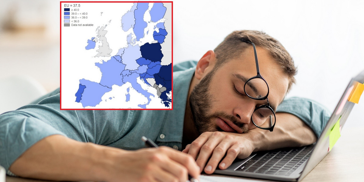 Ile godzin pracują Polacy? Jesteśmy w czołówce UE