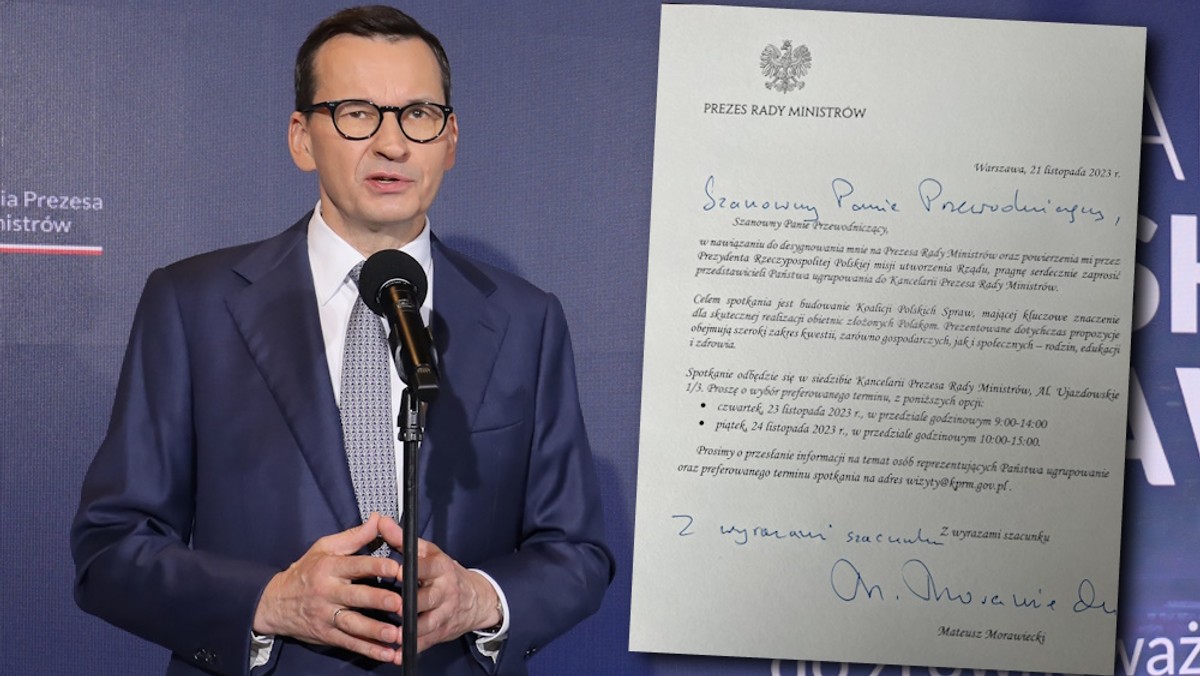 Morawiecki zaprasza opozycję na spotkanie. Politycy pokazali pismo