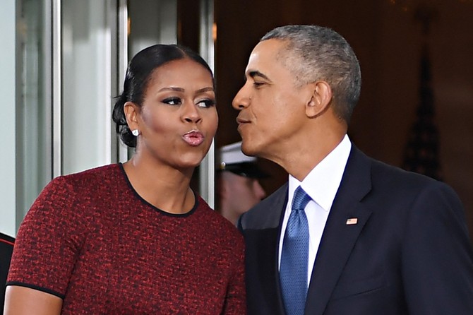 Mišel i Barak Obama JIM WATSON/AFP