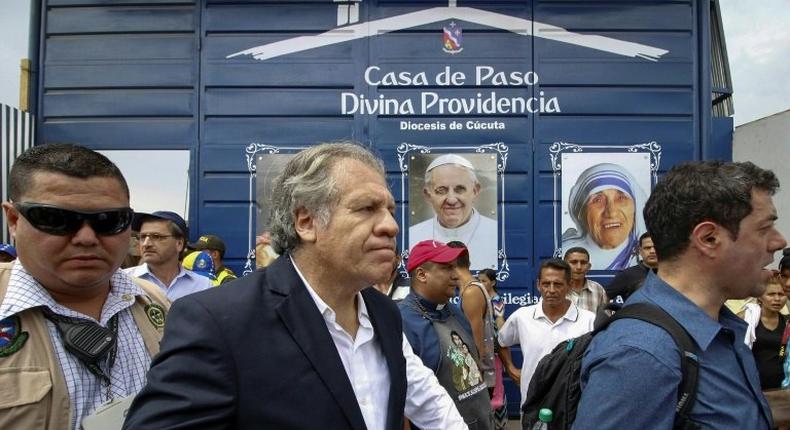 Organization of American States head Luis Almagro accuses Venezuela's government of 'crimes against humanity' against its people