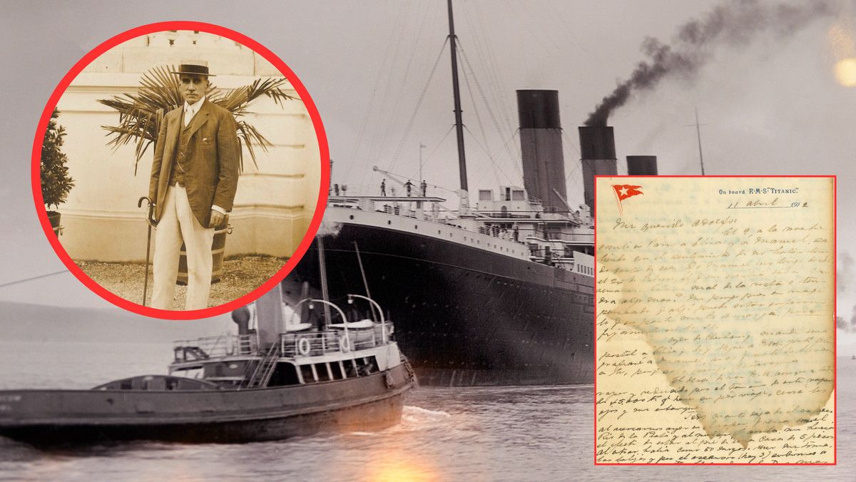 Ostatni list pasażera Titanica. "Wszystko jest nowe i bogate"