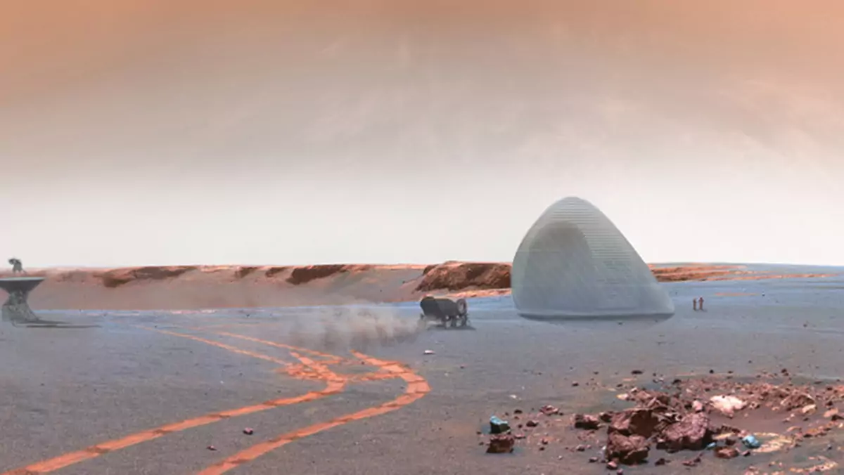 MARS ICE HOUSE - projekt lodowego habitatu drukowanego w 3D