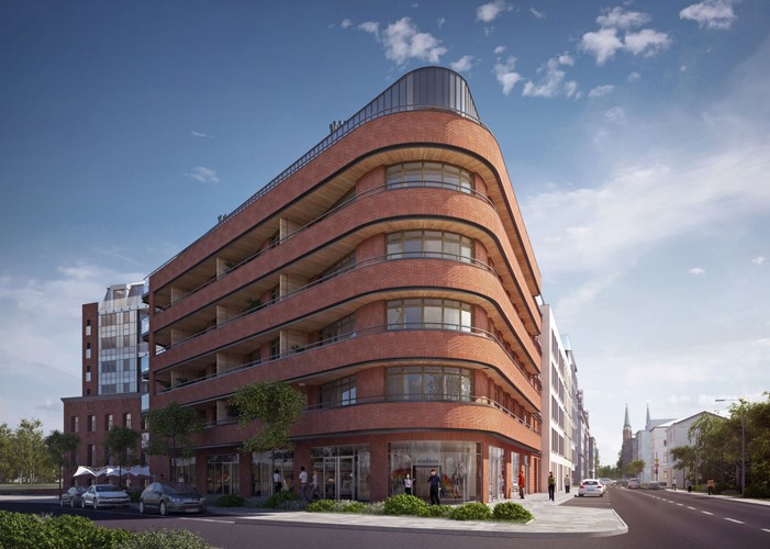 Siedem kondygnacji naziemnych i dwie podziemne, prawie 70 mieszkań, 100 miejsc postojowych. Ta warta 30 mln zł budowa powinna się skończyć w trzecim kwartale 2015 r. Inwestorem jest spółka Port Praski, która należy do Elektrimu (to część biznesowego imperium Zygmunta Solorza-Żaka). Dzisiaj Port Praski to zarośnięte krzakami 38 hektarów w sąsiedztwie Stadionu Narodowego. Plan jest taki, że wyrośnie to biurowe city z czterema wieżowcami o wysokości do 160 metrów, a obok niego kwartały zabudowy mieszkaniowej.