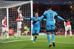 Liga Mistrzów: Messi załatwił Arsenal. Barcelona wygrała w Londynie 2:0. WIDEO