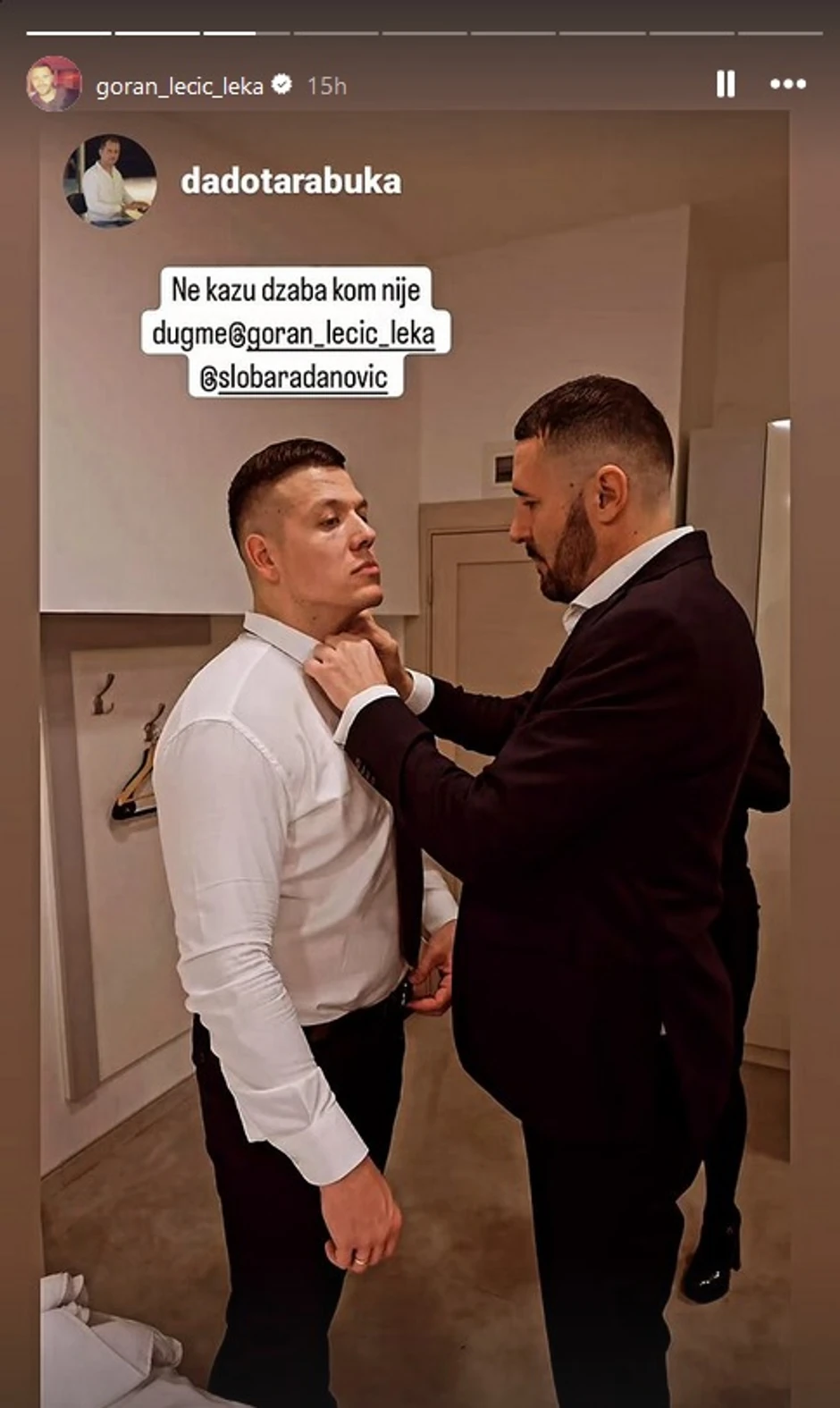 Goran Lečić Leka kum Slobe Radanovića