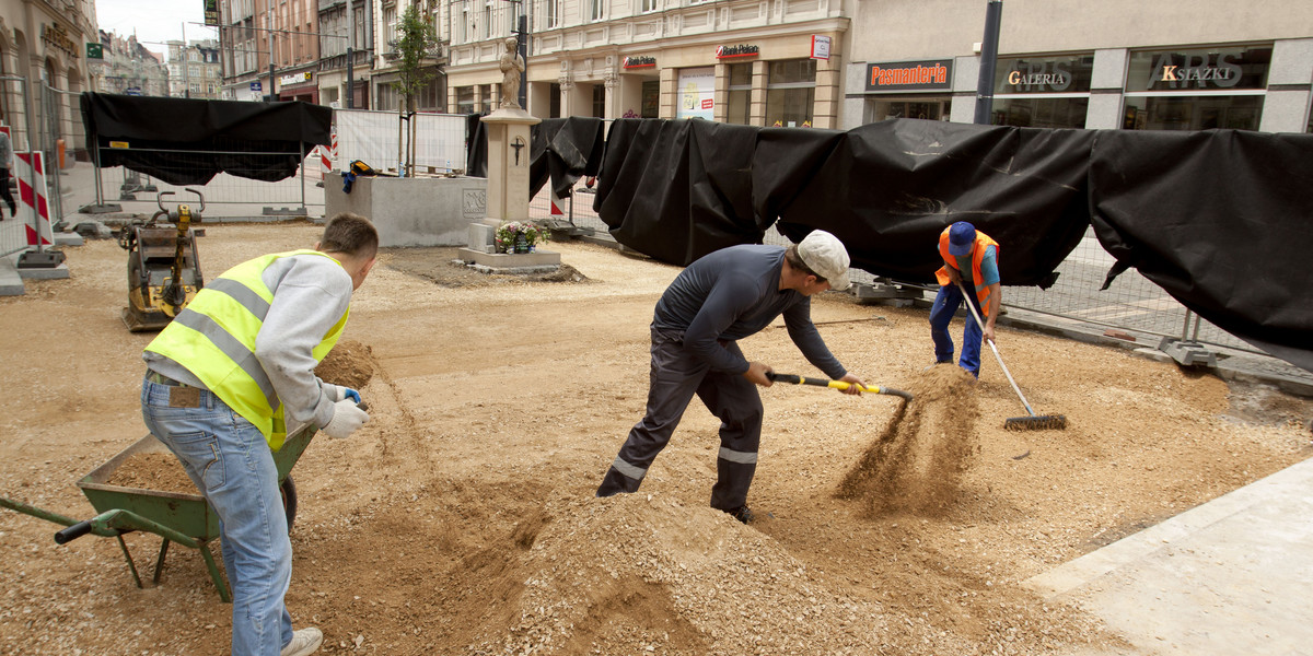 Remont ulicy Św. Jana w Katowicach