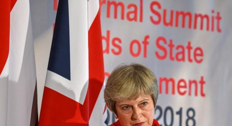 'Unacceptable' - British Prime Minister Theresa May's verdict on the EU's rejection of her Brexit plan