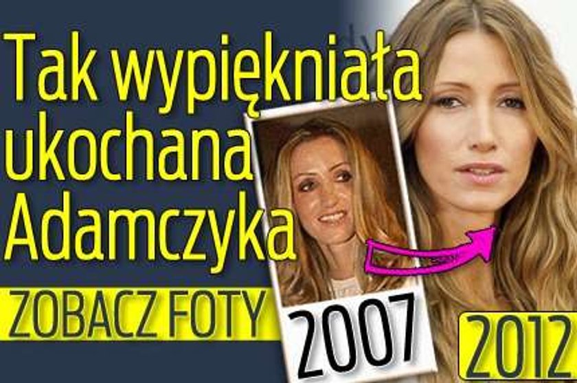 Żona Adamczyka. Ale wypiękniała! Z miłości?