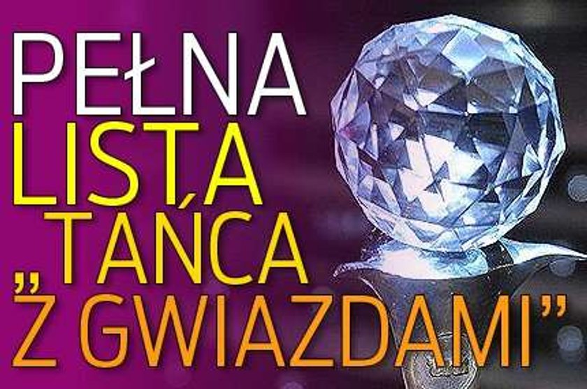 Pełna lista "Tańca z gwiazdami"