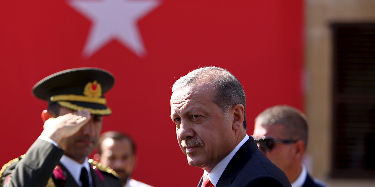Turkey's President Tayyip Erdogan on July 20, 2015.