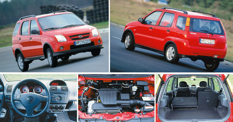 Osobowe 4x4/małe: Suzuki Ignis (2000-03/2003-07), od 9000 zł