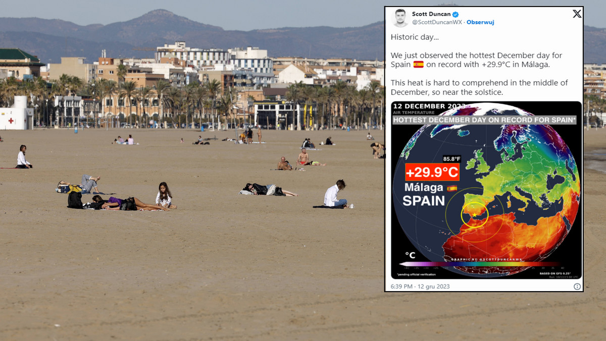 Bomba gorąca uderzyła w Hiszpanię. Padł "niewiarygodny" rekord temperatury