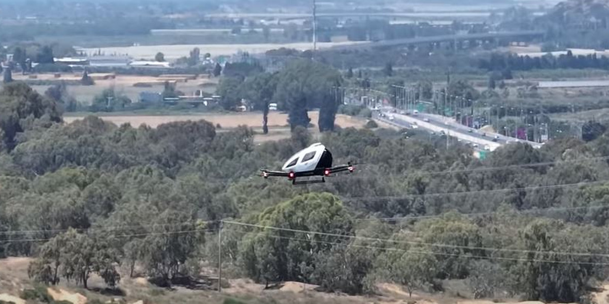 Testy izraelskich dronów.